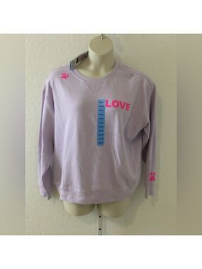 Wild Fox graphic crewneck Dogs Love Me sweatshirt Woman’s size Large
